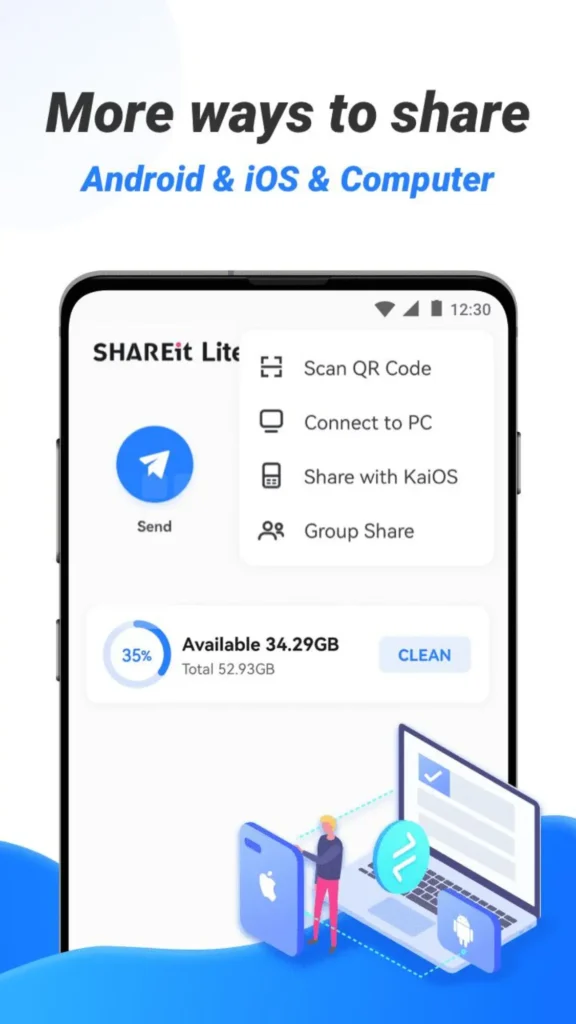 SHAREit-More ways to share