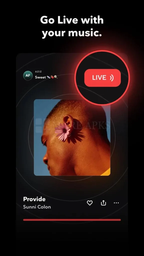 Tidal- Go live with your music